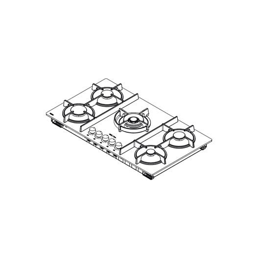 اجاق گاز کن مدل نووا (قطعات ایتالیایی-multi step)